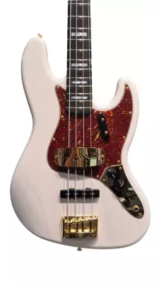 Fender Custom Shop American Custom Jazz Bass NOS with Ebony Fingerboard - White Blonde